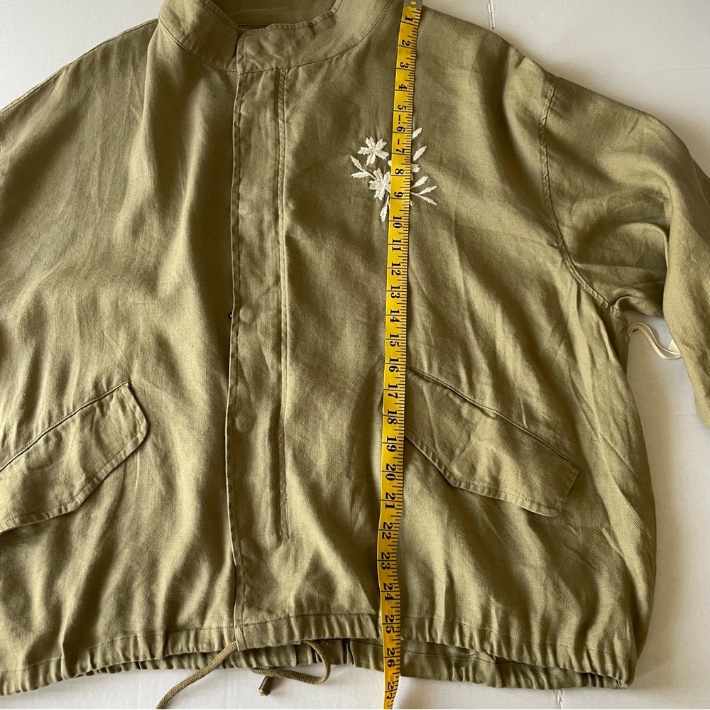 Rylee + Cru Sage Embroidered Floral Utility Jacket - Picture 6 of 9